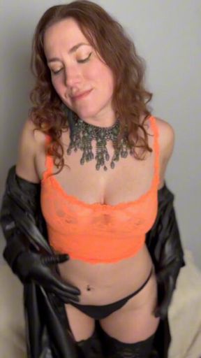 FLASHBACK-My FIRST Time in LONG Leather Gloves