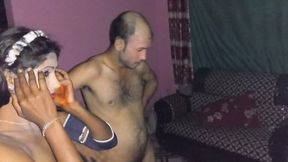 Deshi gets double-teamed by two wild women at home