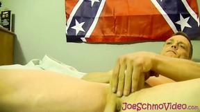 ”Older dude pounds tatted guys tight hole & cums fast”