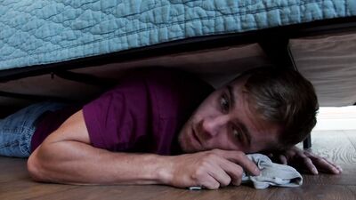 Ryan Jordan and his stepbrother are shagging in the bedroom