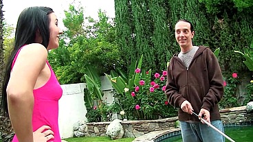 Ashli Orion Takes Scott Lyons Anal Creampie