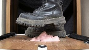 Floor-face suffers under the dirty soles of Her Doc Martens boots (part 2 of 3), flo312x 1080p