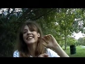 Lusty new girl in skirt gets rough doggystyle pounding at home