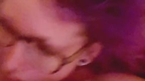 Goth Mommy Tries Cock with Tattoos and Purple Hair
