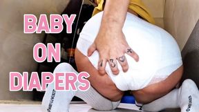 Big baby on diapers
