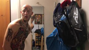 Face Tatted Masturbator