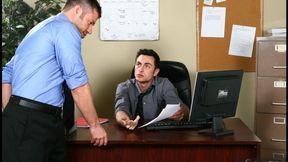 Hard At Work ~ Office AssFuck with Tristan Phoenix & Tristan Jaxx