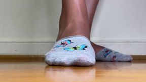 Grey Socks Slowly Stripped