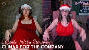 Corporate Holiday Programming Climax For The Company - MILF Lacey Royce And Fuuka Doll Are Expecting To Attend A Routine Mandatory End Of The Year Company Video Call But The Training Video Leaves Them Mesmerized Obedient Mindless And Maturbating