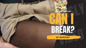 Can I Do a Break? Secretary Need Big Dick for Her Pussy