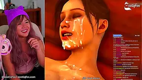 HUGE HENTAI PRINCESS CLIT AND FUTANARI GIRL ACTION! - Exotiq Fox Solo Gooner Girl Live