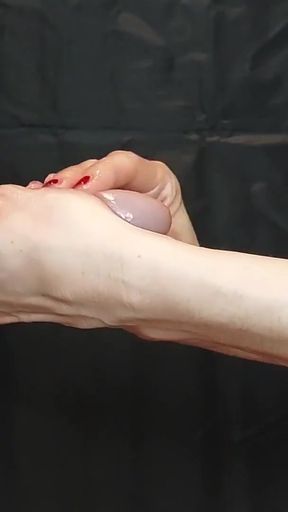 Epic moment from &quot;Handjob Technique: Picking The Purple Mushroom (Milking-time)&quot;