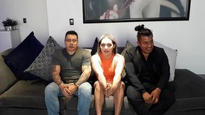 mi primer doble penetracion, trio - natalia delgado