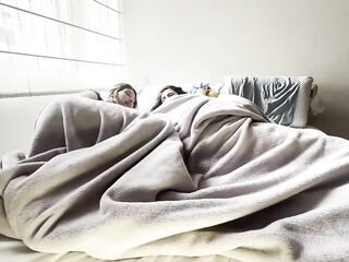 Nighttime and pillow games. My superlatively good ally and I.