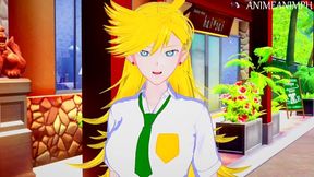 Fucking Panty Anarchy from Panty and Stocking with Garterbelt Until Creampie - Anime Hentai 3d