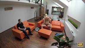 ”Man fucks chick to teach cuckold take care of her needs”