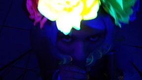 Black Light Cock Sucking