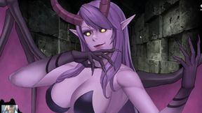 Busty blonde elf enslaved by monster cock in intense BDSM session