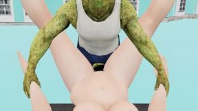 Zombie Monster hardcore Fucking with big dick