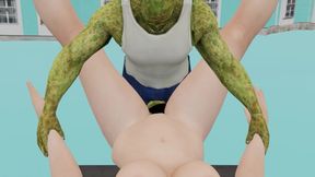 Zombie Monster hardcore Fucking with big dick