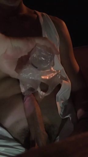 Beautiful twink muscle boy get handjob his big dick   Clip 1