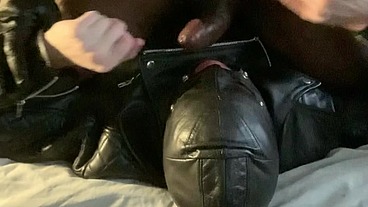 Intense Leather BDSM Interracial Scenes