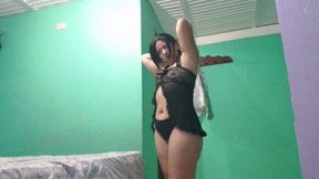 Big ass brunette has sex in hotel with her boss for a raise