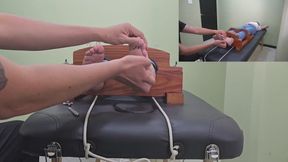 Lola Star gets destroyed by tickling while facing up (multicamera Feet-Body)