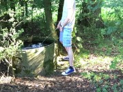 pissing in a public water tank