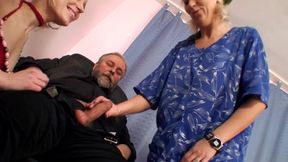 Nice threesome with older couple