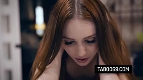 Pregnant teen Maya Kendrick gets fucked by her boyfriends stepdad