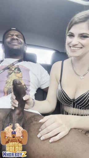 @Nicole_Raexx & I Got Caught Fucking In Restaurant Parking lot