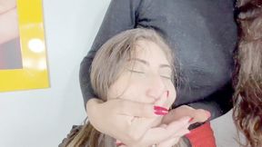 ANITA FUCKING SABRINA'S NOSE - CLIP 2