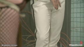 ”Bound dyke fingered & whipped”