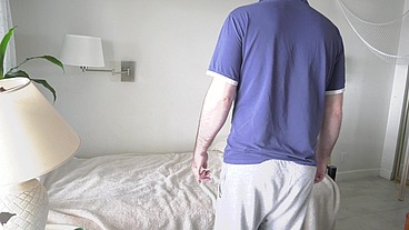 Stepmom shares a single hotel room bed with stepson