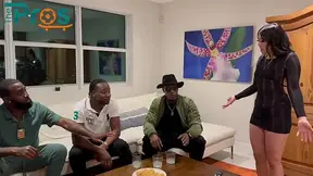 Asian beauty gets BBC in a spicy three-way