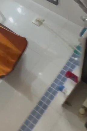 Jerking and Cumming in Bathroom