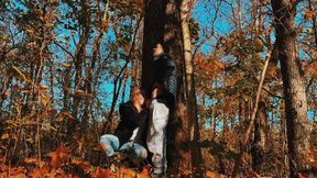 Fucked a Beauty with a Big Ass in the Forest While Walking