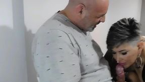 she is so bitch that while talking, she cannot stay without sucking your cock and asks you to fuck her ass because she cannot resist being for long without getting fucked in the ass