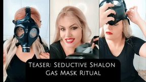 Teaser: Seductive Shalon Gas Mask Ritual