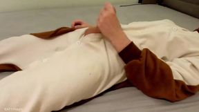 Blond Boy In Blond Teen 18+ Boy Wank In Flying Squirrel Costume