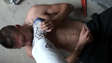 228 / sneaker fetish sextape with 2 guys xxl cock
