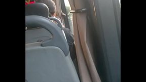 Jerkoff on public bus.