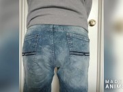 Desperate Boy Has An Accident in His Shorts