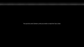 Samarra's anti-demonic blowjob. 3D porn cartoon sex