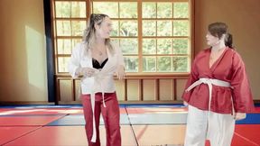 Karate Rivals - NANCY THOMPSON & CELESTE - Crutch and Ankle Sprain HIDEF