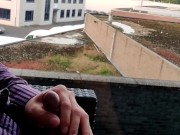From soft to almost cumming on the balcony. I think quite some neighbours watched it