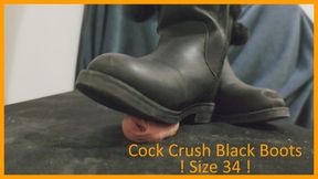 LittleShoes - Flat Boots Cock Crush Trample Size 34 | 041B