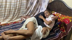 Indian 18 Year Old Teen Hot Sex with Her Step Dad