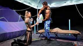 Raver Girl's Desert Fucking
